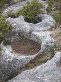 Le plateau rocheux de Minebibon